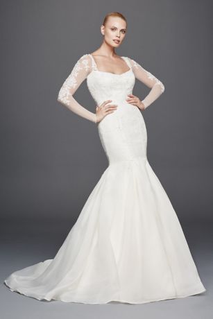 Illusion Wedding Dresses with Sleeves